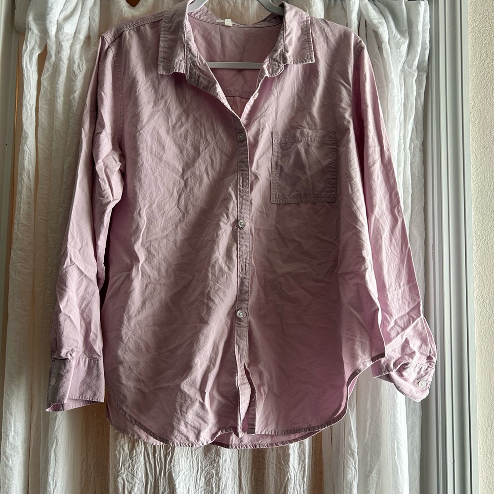 Lavender Oxford Button Down Shirt